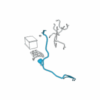 OEM 2013 GMC Savana 3500 Positive Cable Diagram - 88987151