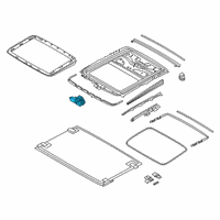 OEM 2019 BMW 530e xDrive Drive, Sliding Sunroof Diagram - 67-61-7-316-536
