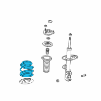 OEM 2013 Scion xB Coil Spring Diagram - 48131-12D30