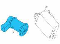 OEM 2019 Nissan Rogue Sensor Assy-Distance Diagram - 28438-7FL7C