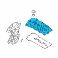 OEM 2020 Hyundai Elantra Cover Assembly-Rocker Diagram - 22410-03180