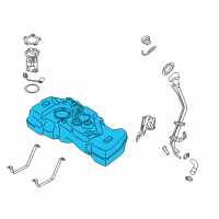 OEM Nissan Versa Fuel Tank Assembly Diagram - 17202-4AF1A