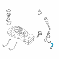 OEM Nissan Sentra Hose-Filler Diagram - 17228-4AF0A