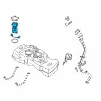 OEM 2016 Nissan Sentra Pump COMPL-Fuel Diagram - 17040-3SG0F