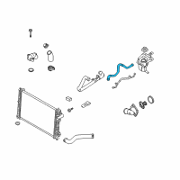 OEM 2012 Ford Fusion Return Hose Diagram - 9E5Z-8075-A