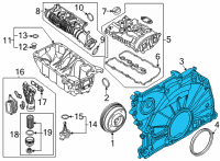 OEM BMW 228i xDrive Gran Coupe TIMING CASE COVER Diagram - 11-14-8-687-456
