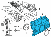 OEM 2021 BMW X1 TIMING CASE COVER Diagram - 11-14-8-687-456