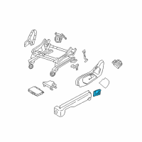 OEM 2021 Jeep Cherokee Switch-Power Seat Diagram - 56049431AF