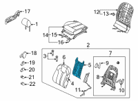 OEM 2022 Kia Sorento Heater-Front Seat Ba Diagram - 88370R5200