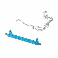 OEM 1996 Mercury Sable Power Steering Cooler Diagram - F6DZ-3D746-C