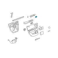 OEM 2009 Hummer H2 Window Switch Diagram - 20837858