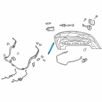 OEM Chrysler 200 PROP/GAS-Deck Lid Diagram - 5008938AC