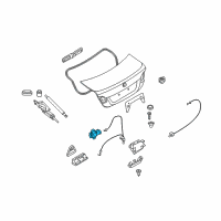 OEM 2008 BMW M3 Catch Code Diagram - 51-24-7-144-877