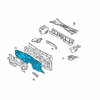 OEM 2003 Lexus GX470 Panel Sub-Assy, Dash Diagram - 55101-6E060