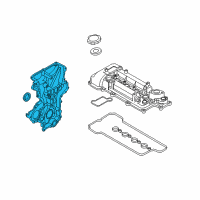OEM 2020 Kia Forte Cover Assembly-Timing Chain Diagram - 213502B703