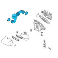 OEM Hyundai Santa Fe Sport Hose Assembly-Air Intake Diagram - 28130-4Z400