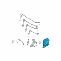 OEM Hyundai Elantra Engine Control Module Unit Diagram - 39150-23024