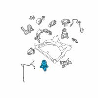 OEM 2015 Nissan Quest Engine Mounting Insulator Assembly, Front Diagram - 11270-JN00E