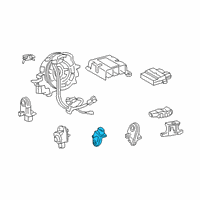 OEM 2020 Toyota Avalon Side Sensor Diagram - 89831-07080