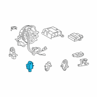 OEM 2022 Toyota Avalon Side Impact Sensor Diagram - 8983A-07012