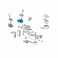 OEM Saturn Shifter Diagram - 15854737