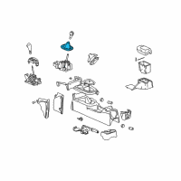 OEM 2004 Saturn Ion Boot Asm, Manual Transmission Control Lever Diagram - 15254133