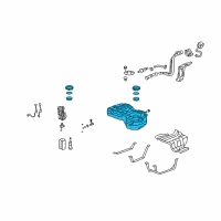 OEM Honda CR-V Tank, Fuel Diagram - 17044-SWA-A01