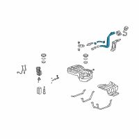 OEM Honda Pipe, Fuel Filler Diagram - 17660-SWA-A01