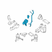 OEM Toyota Avalon Front Mount Diagram - 12360-0P030