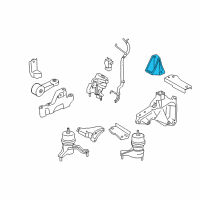 OEM 2007 Toyota Camry Front Mount Bracket Diagram - 12311-0P020