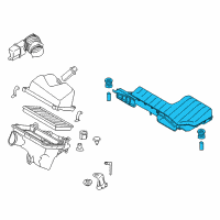 OEM 2014 Nissan Murano Duct Assembly-Air Diagram - 16554-1AA0A