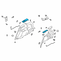 OEM Kia Telluride Pad U Diagram - 857E4S9000