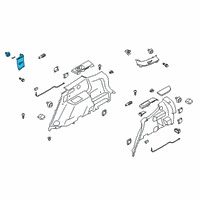 OEM 2021 Kia Telluride Pad U Diagram - 85850S9000GYT