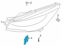 OEM Ford Explorer Control Module Diagram - JX7Z-13C788-H