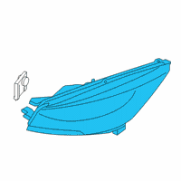 OEM Ford Escape HEADLAMP ASY Diagram - LJ6Z-13008-G