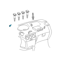 OEM 2002 Toyota Echo Crankshaft Sensor Diagram - 90919-05087