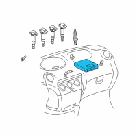 OEM Scion xA ECM Diagram - 89666-52310