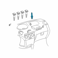 OEM Toyota Spark Plug Diagram - 90919-01176