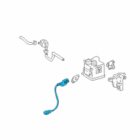OEM 2000 Lexus LX470 Sensor, Oxygen Diagram - 89465-50150