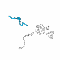 OEM 2000 Toyota Land Cruiser Vacuum Hose Diagram - 77747-60031