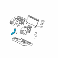 OEM 2001 Chevrolet Impala Armrest Asm, Rear Seat *Neutral Diagram - 88953520