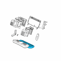 OEM 2000 Chevrolet Monte Carlo Pad Asm, Rear Seat Cushion (W/ Frame) Diagram - 12454161