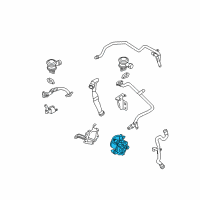 OEM 2011 Cadillac SRX Air Injection Reactor Pump Diagram - 55560133