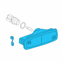 OEM Lamp Unit, Driver Side Diagram - 33951-SL0-A01