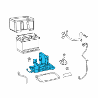 OEM 2016 Jeep Renegade Tray-Battery Diagram - 68256550AA