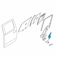 OEM 2021 Nissan Frontier Motor Assy-Regulator, RH Diagram - 82730-EB000