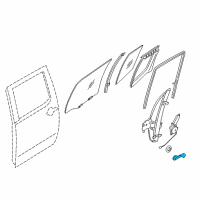 OEM 2006 Nissan Frontier Handle Assy-Door Window Regulator Diagram - 82760-EA002