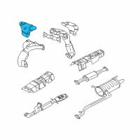 OEM 2005 Hyundai Sonata Protector-Heat, RH Diagram - 28525-37162