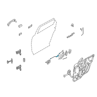 OEM 2006 Mercury Montego Door Latch Cable Diagram - 5F9Z5440180AA