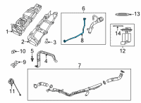 OEM Jeep Tube-Vapor Diagram - 68459883AA